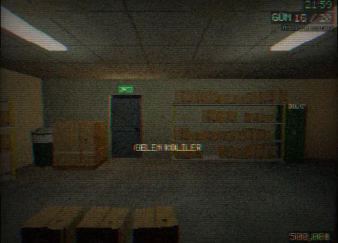 Bitmeyen depo koridoru